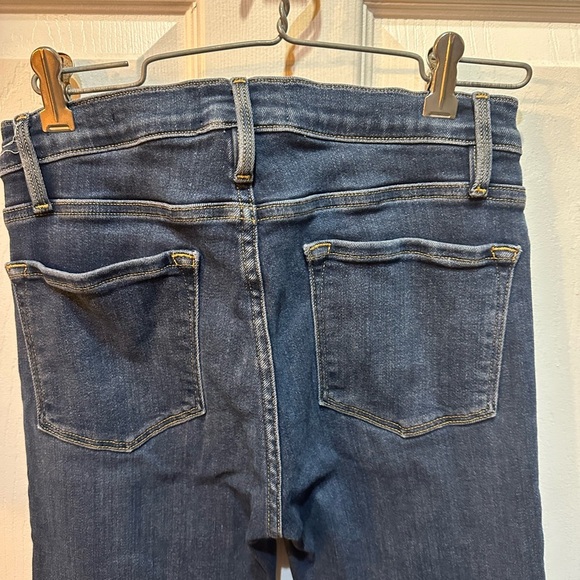 FRAME Le Skinny de Jeanne Fayette Mid-Rise Stretch Jeans Women’s Size 26 Raw Hem - Picture 8 of 10